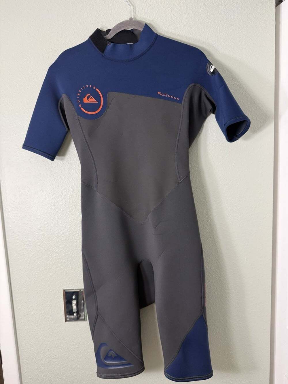 Quiksilver Syncro F-Lock 2:2 Wetsuit - Men’s Size Large Blue Grey